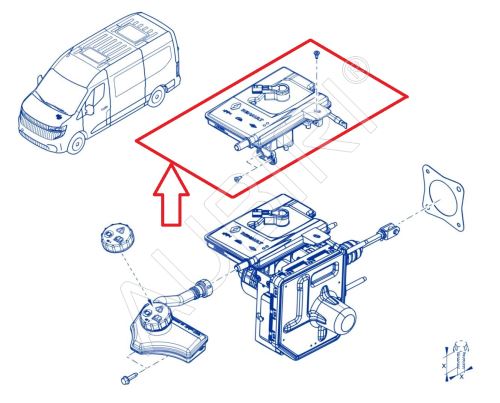 Nádržka brzdovej kvapaliny Renault Master IV od 2024 pre ABS čerpadlo