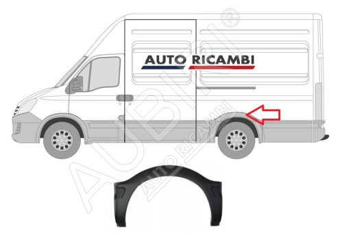 Ochranná lišta Iveco Daily 2000-2014 ľavá/pravá, lem blatníka