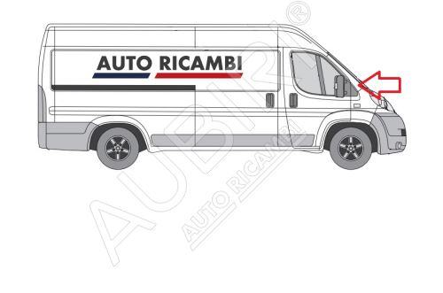 Ochranná lišta Fiat Ducato 2006-2014 pravá A-stĺpik