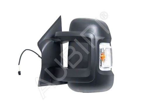 Spätné zrkadlo Fiat Ducato od 2011 ľavé krátke 80 mm, sklopné so snímačom 16W, 12-PIN
