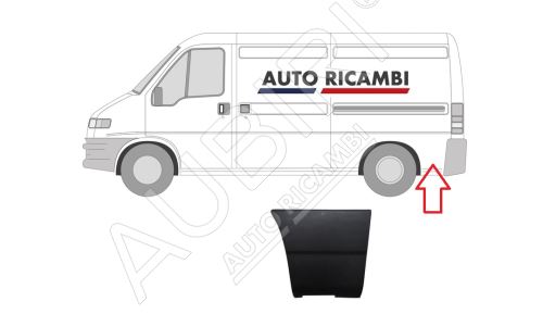 Ochranná lišta Fiat Ducato 2002-2006 ľavá, za zadné koleso