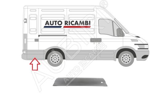 Ochranná lišta Iveco Daily 2000-2014 pravá, za zadným kolesom