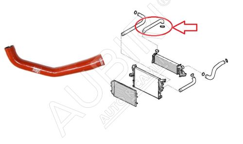 Hadica plniaceho vzduchu Iveco Daily od 2011 2,3 z turba do intercoolera