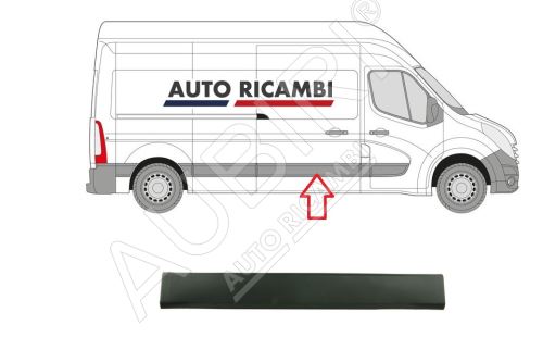 Ochranná lišta Renault Master od 2010 pravá, posuvné dvere 1465 mm