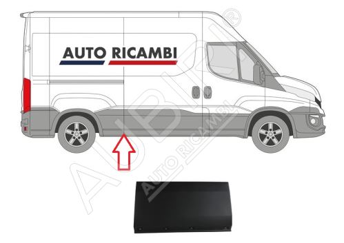 Ochranná lišta Iveco Daily od 2014 pravá, pred zadným kolesom