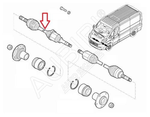 Poloos Fiat Ducato od 2021 2,2D pravá - M40