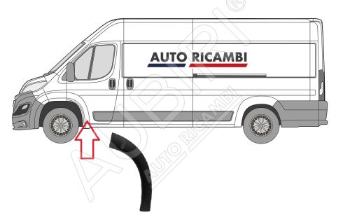 Ochranná lišta Fiat Ducato od 2014 ľavá, predné dvere