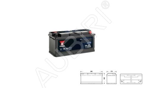 Akumulátor 12V 105Ah Fiat Ducato od 2018  Start/Stop