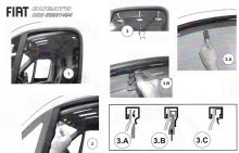 Deflektor okna Fiat Ducato 2006-2014 ľavý/pravý