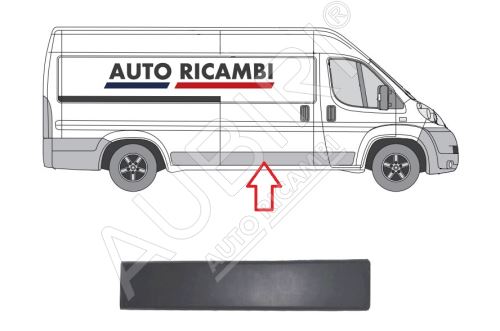 Ochranná lišta Fiat Ducato od 2006 pravá, posuvné dvere 124cm