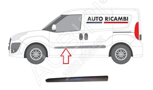 Ochranná lišta Fiat Doblo 2010-2023 ľavá, predné dvere