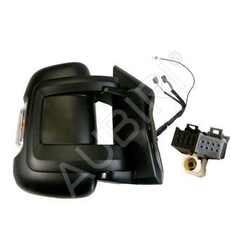 Spätné zrkadlo Fiat Ducato od 2011 pravé krátke sklopné 16W s anténou AM/FM