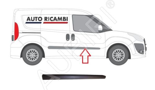 Ochranná lišta Fiat Doblo 2010-2023 pravá, predné dvere