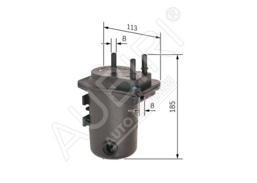 Palivový filter Renault Kangoo 1998-2008 1,5 dCi, s otvorom pre snímač