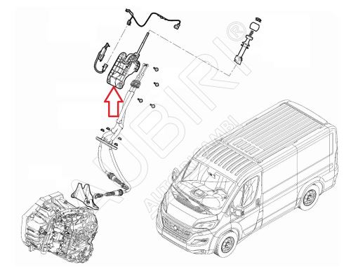 Radiaca páka Fiat Ducato od 2021 2,2D