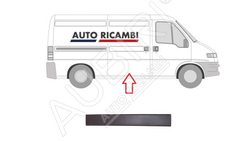 Ochranná lišta Fiat Ducato 2002-2006 ľavá/pravá, posuvné dvere, 120 cm