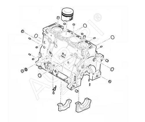 Polomotor Citroën Jumper, Peugeot Boxer od 2019 2,2 BlueHDi