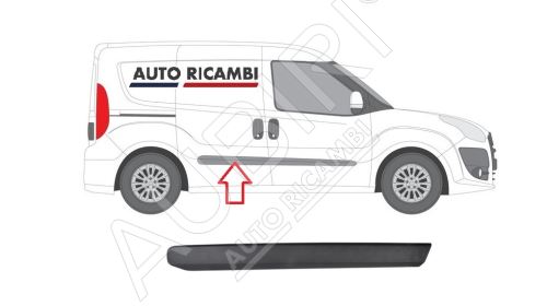 Ochranná lišta Fiat Doblo od 2010 pravá, zadné dvere