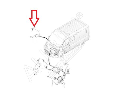 Káblový zväzok DPF filtra Citroën Jumper, Boxer 2011-2016 2,2D