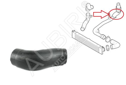 Hadica plniaceho vzduchu Fiat Ducato 2006-2011 2,2 z turba do intercoolera, medzikus