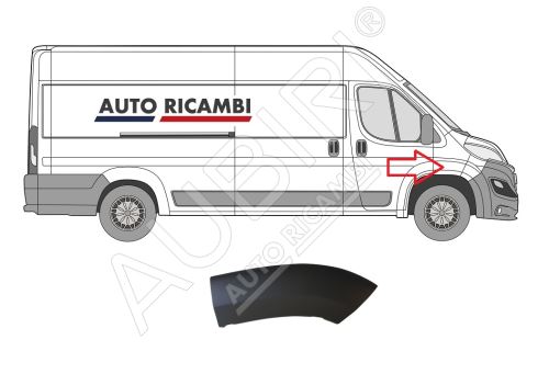 Ochranná lišta Fiat Ducato od 2014 pravá, lem blatníka