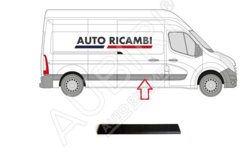 Ochranná lišta Renault Master od 2010 pravá, posuvné dvere