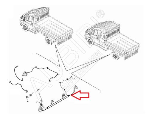 Káblový zväzok zadných svetiel Fiat Ducato, Jumper, Boxer od 2006 valník