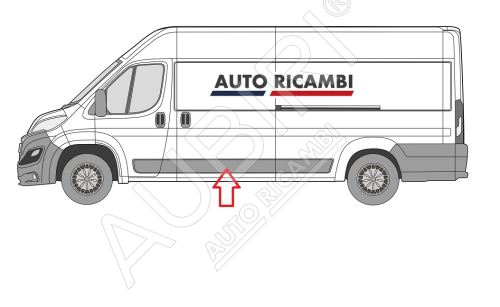 Ochranná lišta Fiat Ducato od 2014 ľavá, v strede