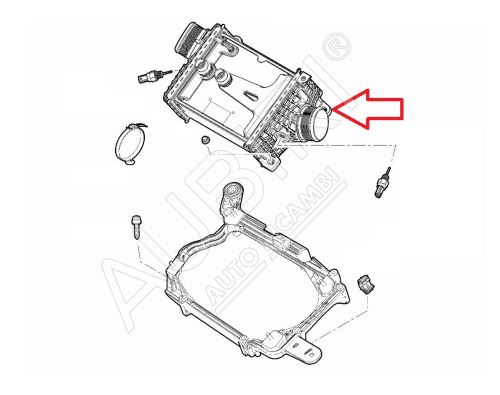 Intercooler Fiat Ducato od 2021 2,2D