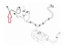 Palivová trubka Fiat Ducato 2011-2014 2,3 z filtra do čerpadla