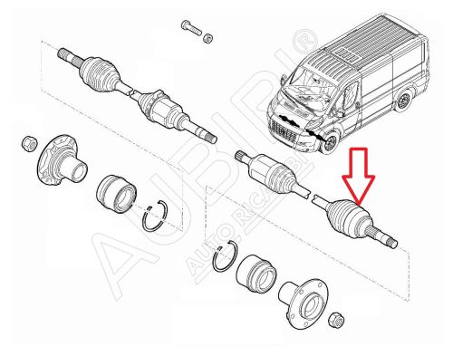 Poloos Fiat Ducato od 2021 2,2D ľavá - M40