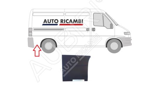 Ochranná lišta Fiat Ducato 2002-2006 pravá, za zadné koleso