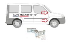 Pánt predných dverí Fiat Doblo 2000-2010 ľavý vrchný/spodný (2)