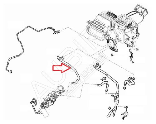 Hadica kúrenia Fiat Ducato od 2021 2,2D