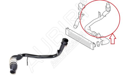 Hadica plniaceho vzduchu Fiat Ducato 2006-2011 2,2 z turba do intercoolera, kompletná