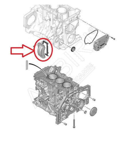 Kryt rozvodového remeňa Citroën Berlingo, Partner od 2018 1,2i PureTech