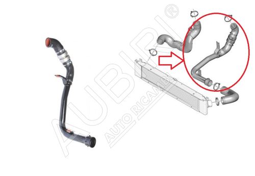 Hadica plniaceho vzduchu Citroën Jumper 2011-2016 2,2 z turba do klapky, kompletná