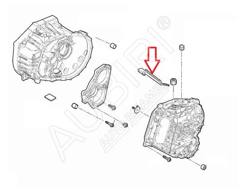 Mazacia lišta prevodovky Fiat Ducato od 2021 2,2D, Doblo 2010-2022