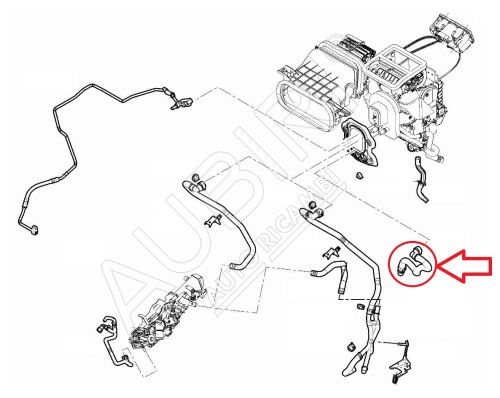 Hadica kúrenia Fiat Ducato od 2021 2,2D