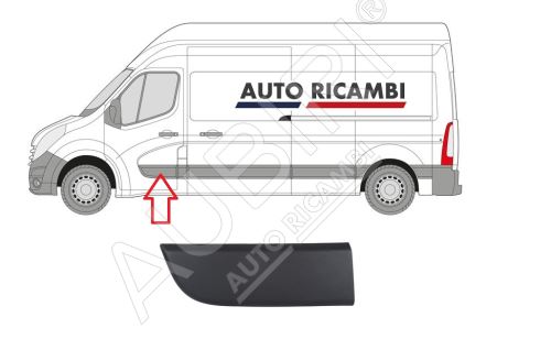 Ochranná lišta Renault Master od 2010 ľavá, predné dvere