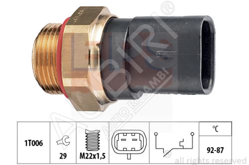 Snímač teploty chladiacej kvapaliny Fiat Ducato/Daily 94 pre ventilátor chladenia