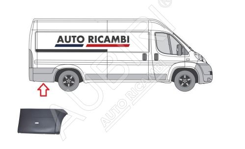 Ochranná lišta Fiat Ducato od 2006 pravá, za zadné koleso - extra dĺžka