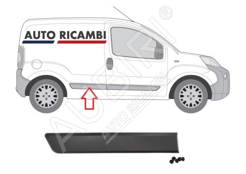 Ochranná lišta Fiat Fiorino od 2007 pravá pred zadné koleso