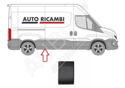 Ochranná lišta Iveco Daily od 2014 pravá, pred zadným kolesom