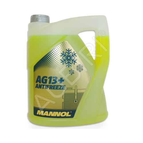 Chladiaca kvapalina MANNOL G13+ 5L - hotová zmes do -40, žltá