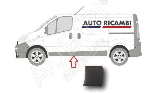 Ochranná lišta Renault Trafic od 2001 ľavá, za predné dvere, B-stĺpik