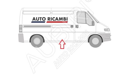 Ochranná lišta Fiat Ducato 2002-2006 pravá posuvné dvere