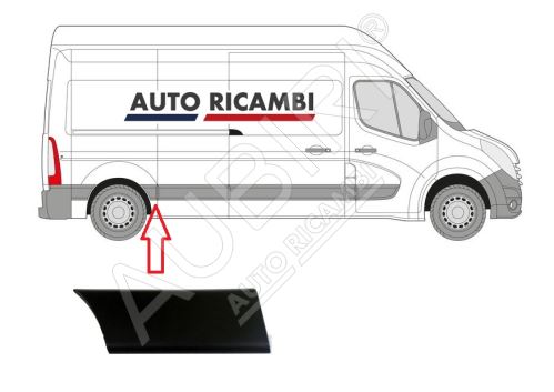 Ochranná lišta Renault Master od 2010 pravá, za posuvné dvere