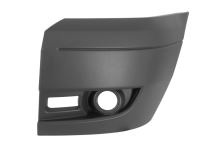 Nárazník Ford Transit 2006-2014 predný, ľavý, šedý, s hmlovkami