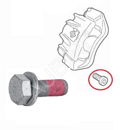 Skrutka zadného brzdového strmeňa Fiat Ducato od 1994 M14x37mm